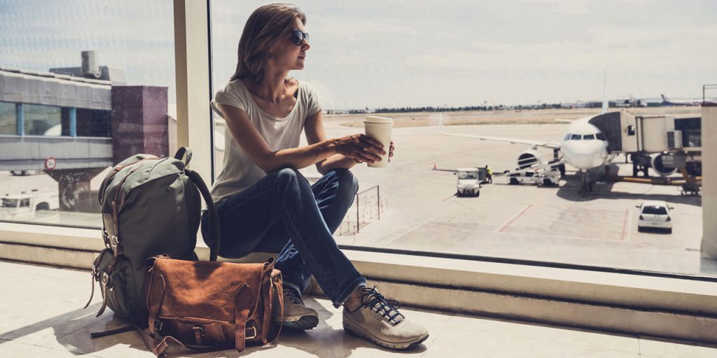experiência de viajar sozinha